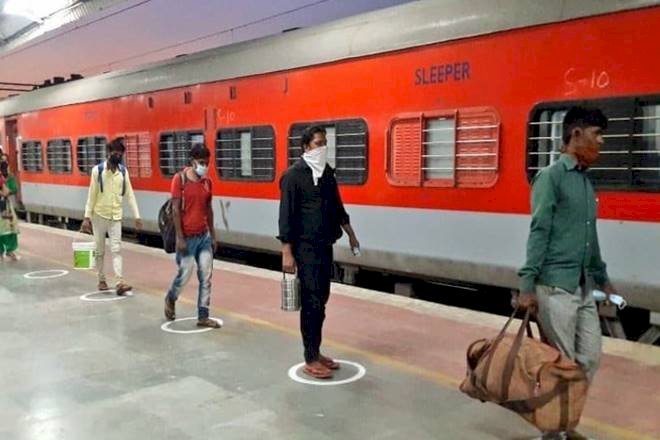 झांसी मंडल द्वारा श्रमिक स्पेशल गाड़ियों का संचालन