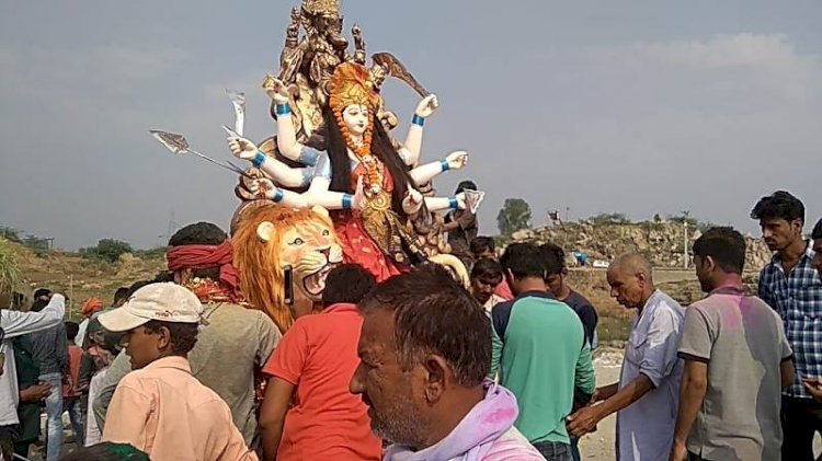 Ma Durga Visarjan banda | माँ दुर्गा विसर्जन बाँदा | Navratri