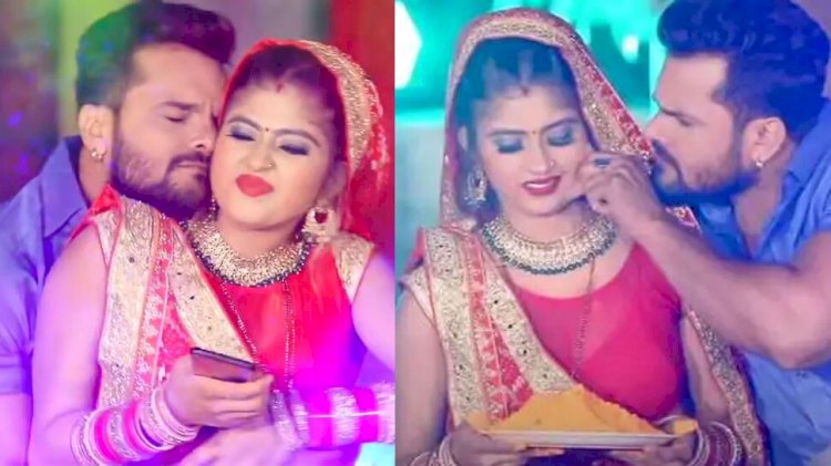 खेसारी लाल यादव ने खेली भाभी संग ऐसे होली, Devra Gal Misi Misi वीडियो हो रहा वायरल