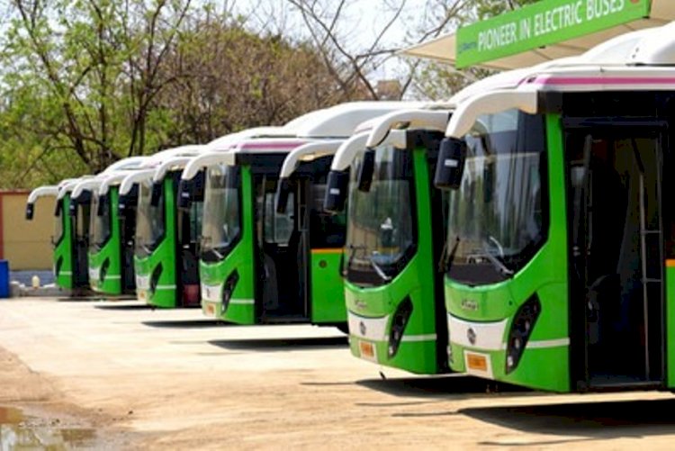लखनऊ में 15 अगस्त से इलेक्ट्रिक बसों का किराया सस्ता करने की सभी तैयारियां पूरी