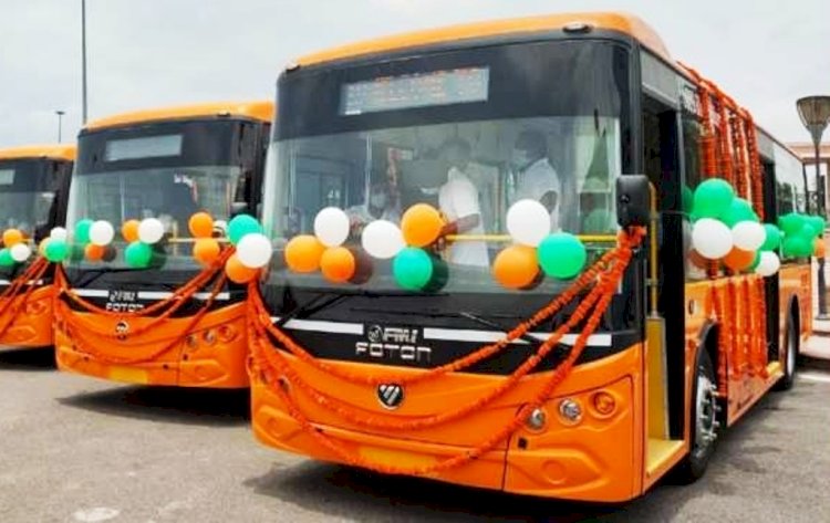 लखनऊ में सिटी बसों के बेड़े में शामिल होंगी 40 नई इलेक्ट्रिक बसें
