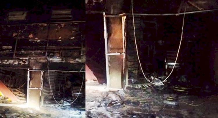 बाँदा : बर्गर लैंड में आग लगने के बाद हुआ विस्फोट, आग में 14 लोग बुरी तरह झुलसे