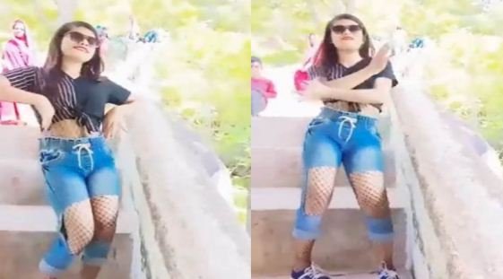 युवती को मंदिर की सीढ़ियों पर डांस करना महंगा पडा, गृहमंत्री ने दिए मामला दर्ज करने के निर्देश