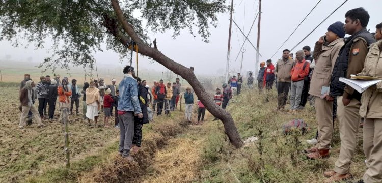 बांदाः बबूल के पेड़ पर लटके मिले प्रेमी युगल के शव, हत्या की आशंका