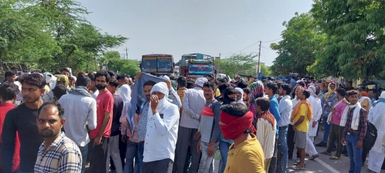 हमीरपुरः इस खूनी हाईवे पर एक बच्ची समेेत तीन के लहू से सडक लाल