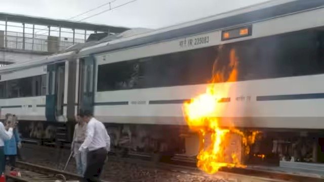 वंदे भारत ट्रेन में आग लग गई,सामने आई यह वजह