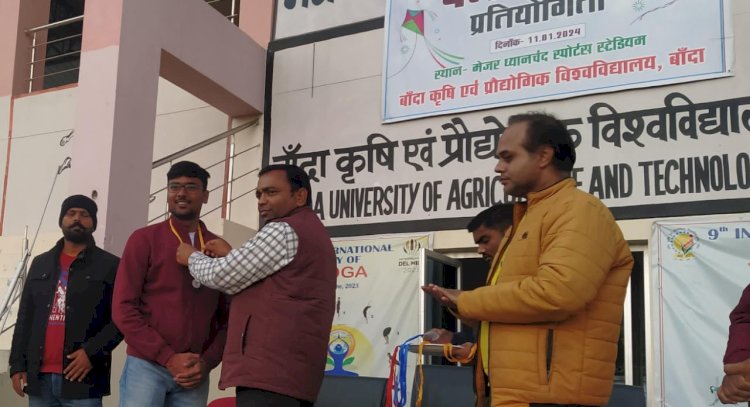 कृषि विश्वविद्यालय में हुई पंतगबाजी प्रतियोगिता,संजीव कुमार बने विजेता 