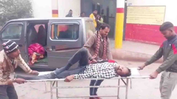 झाँसी : सिलेंडर फटने से दो लोग घायल, मेडिकल कॉलेज रेफर