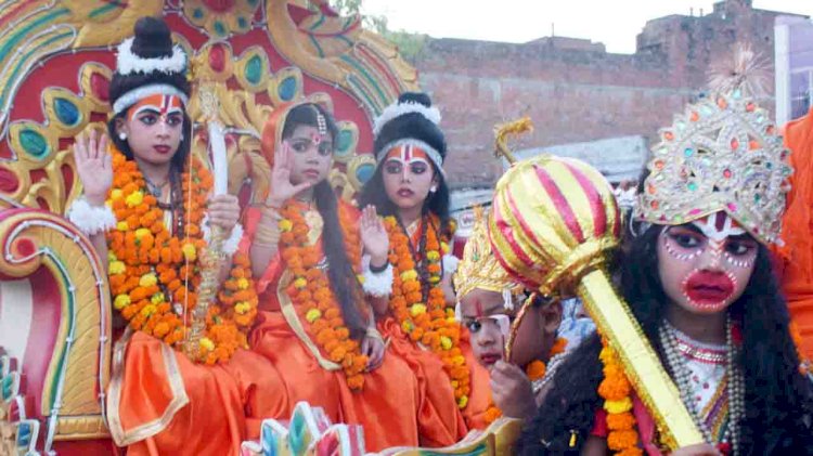 प्रभु श्रीराम के जयघोष से गूंजी धर्मनगरी, धार्मिक आयोजनों की रही धूम
